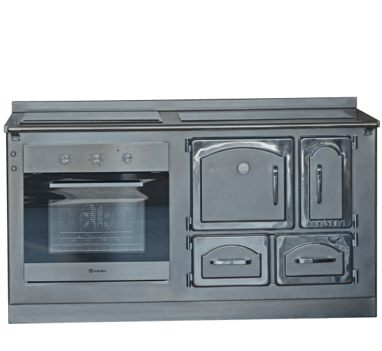 Fogão Luxo misto inox 160
